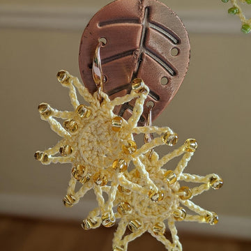 The Flower of the Sun Earrings