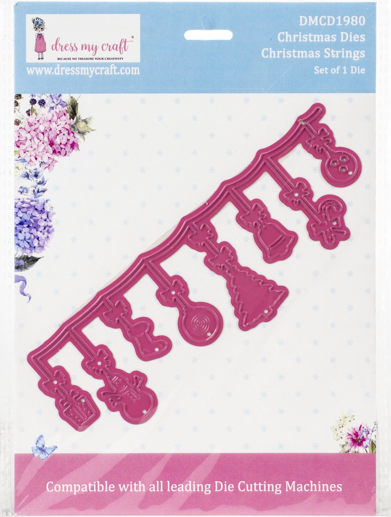 Dress My Craft Dies - Christmas- Christmas Strings