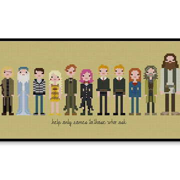 Harry Potter's Friends - PDF Cross Stitch Pattern