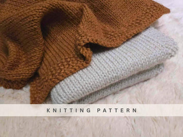 Seed Stitch Baby Blanket