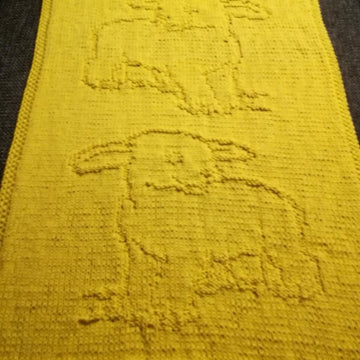 Nr. 514 Easter lamb guest towel