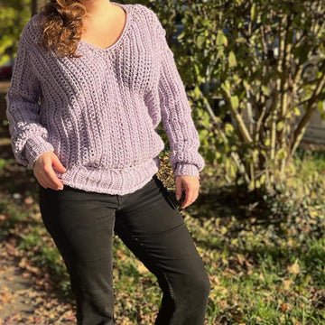 Sweater "Purple Rain"