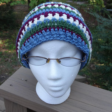 Mandala Style Slouchy Beanie