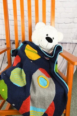Spaced Out Blanket in Cascade Anthem DK - DK720 - Downloadable PDF