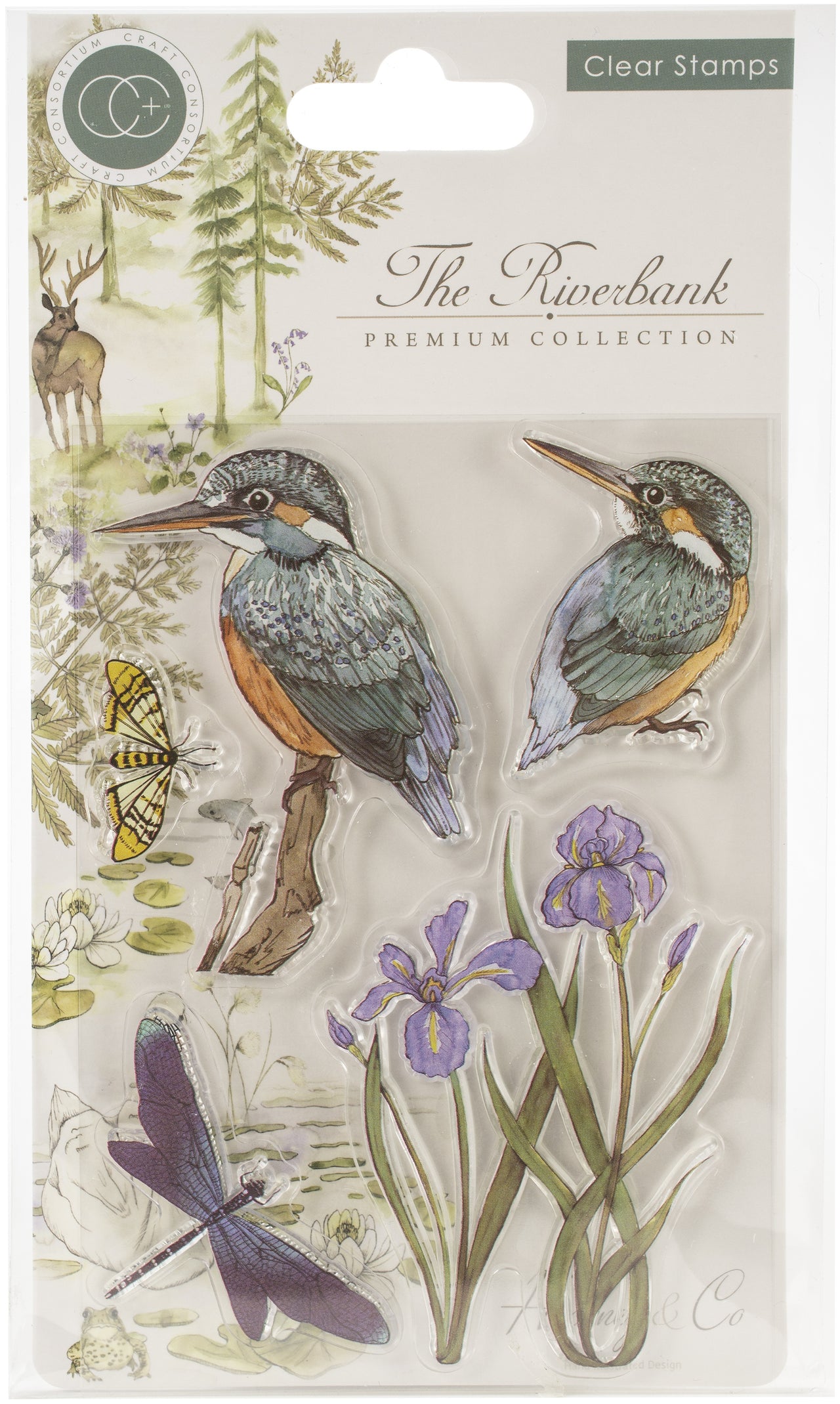 Craft Consortium A5 Clear Stamps - Kingfisher