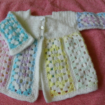 CUP1 Oblong granny matinee coat