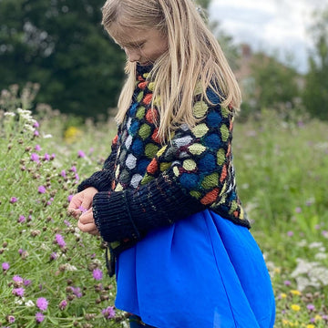 Honeycomb Poncho for Miss
