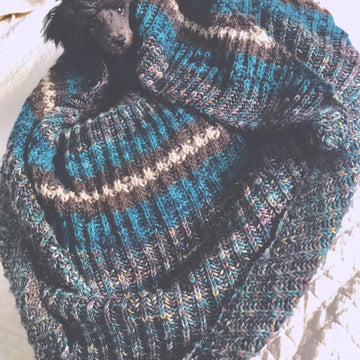Your First Brioche Crescent Shawl!