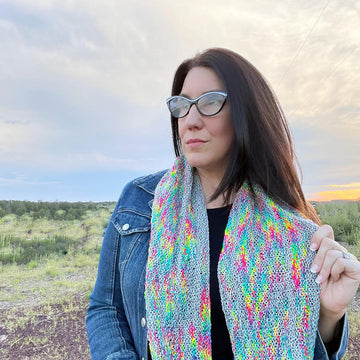 Wobbly Rainbow Cowl