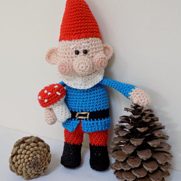 Gnorman the Gnome Amigurumi