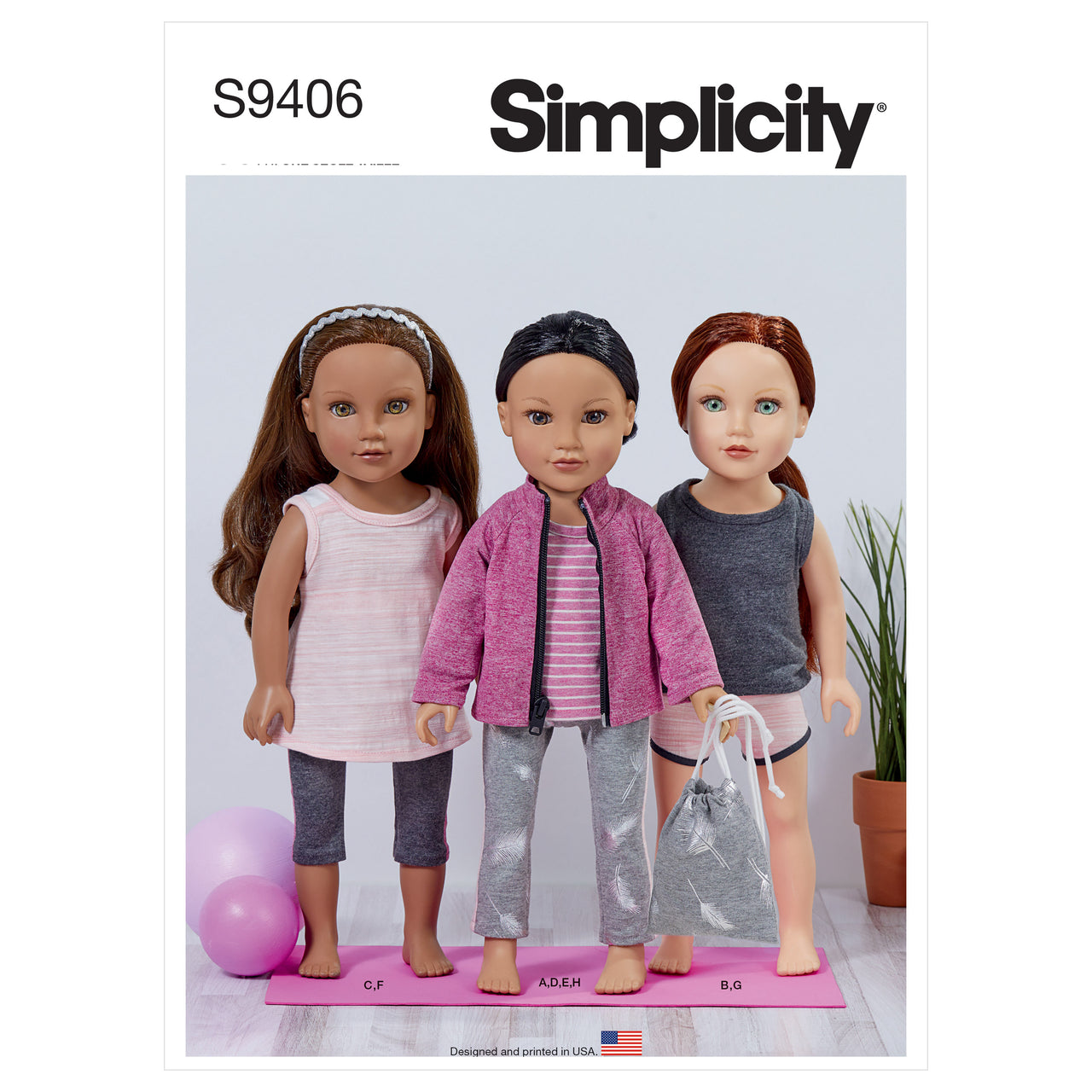 Simplicity 18" Doll Clothes S9406 - Sewing Pattern