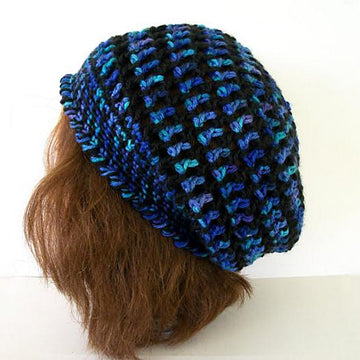 Lace Spiral Slouch hat