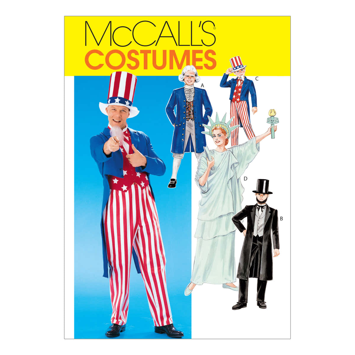 McCall's Adults'/Boys'/Girls' Costumes M6143 - Sewing Pattern