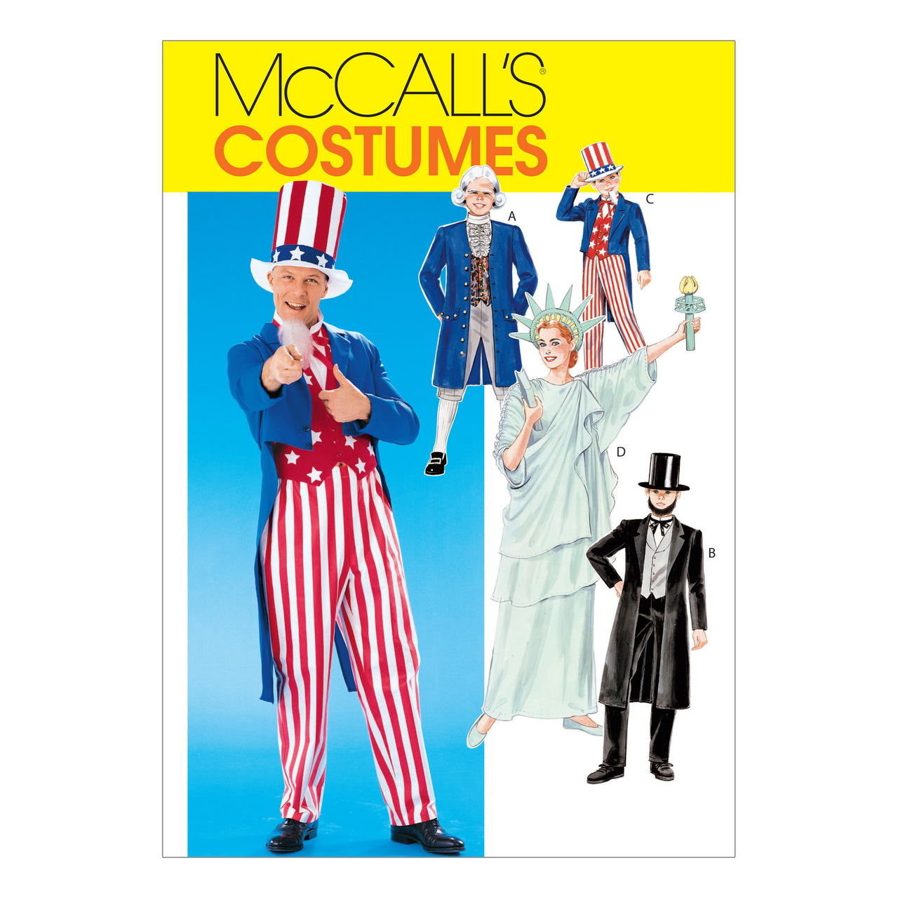 McCall's Adults'/Boys'/Girls' Costumes M6143 - Sewing Pattern