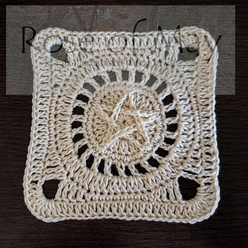 Elegant Pentagram Granny Square