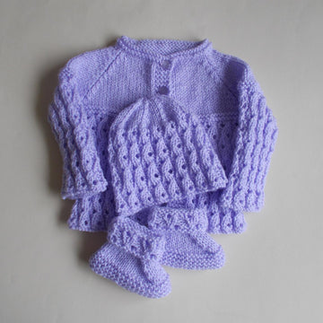 Lilac Blossom Baby Set