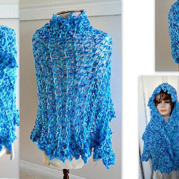 951-Blue Shawl