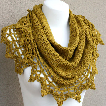Olive Leaf Shawl