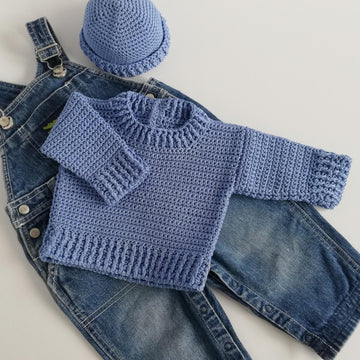 Jamie Baby Sweater and Hat