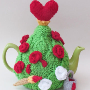 Painting the White Roses Red Tea Cosy