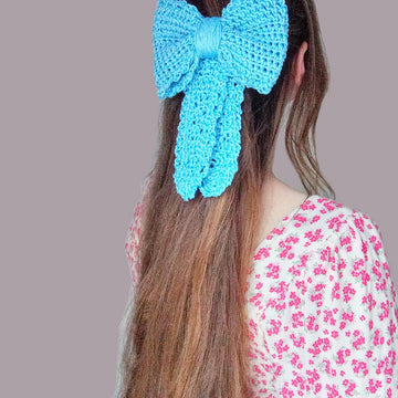 Crochet Dainty Hair Bow Pattern