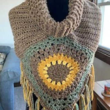 Sunflower Cowl Scarf