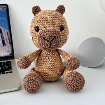 Capybara Amigurumi Crochet Pattern PDF – Capybara Soft Toy, Stuffed Animal Tutorial