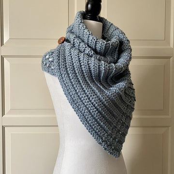 Beginners Cowl Scarf Pattern: Bussin-Beginners Cowl-Scarf