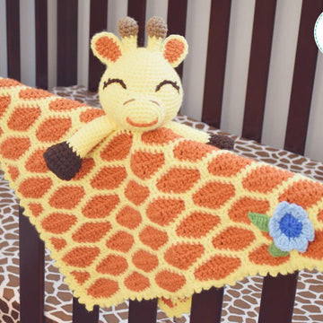 Rusty the Giraffe Security Blanket Lovey
