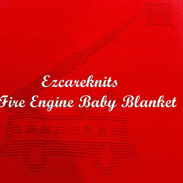 Fire Engine Baby Blanket