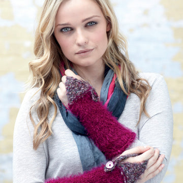 Wristwarmers, Mittens and Scarf in Sirdar Ophelia and Freya - 7264 - Downloadable PDF