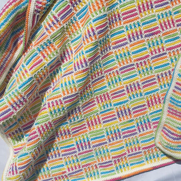 Square Galore – Mosaic Crochet Blanket Pattern
