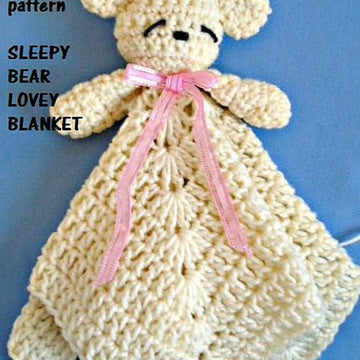 2084- SLEEPY Bear Blankie