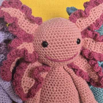 Axolotl Salamander Crochet Amigurumi Plush Doll