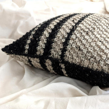 Hachure Throw Pillow