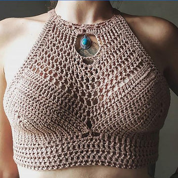 Turquoise Halter Top