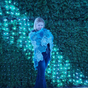 Snowflake Wonderland Crochet Shawl