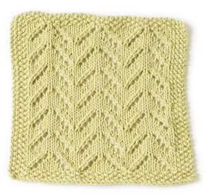 Rocky Point Beach Washcloth in Lion Brand Cotton-Ease - 90389