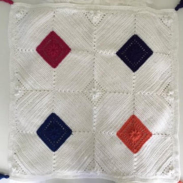 Diamond Granny Baby Blanket N 347