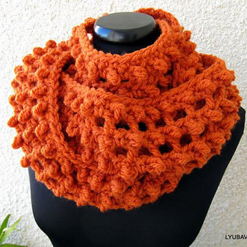 Infinity Orange Scarf