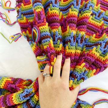 Diamond Mosaic Blanket
