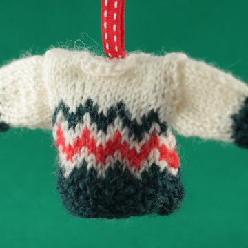 Mini Sweater Christmas Tree Decoration