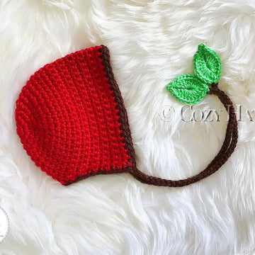 Apple Baby Bonnet