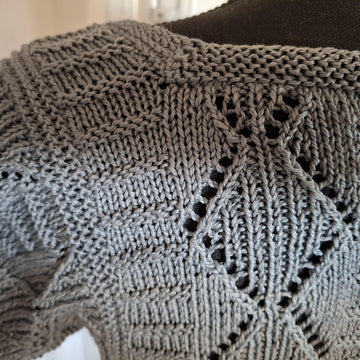 NAOMI, cotton jumper in lace pattern