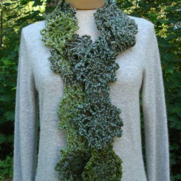 A Puzzle of Circles Scarf - PA-313