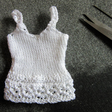1:6th scale vest and petticoat