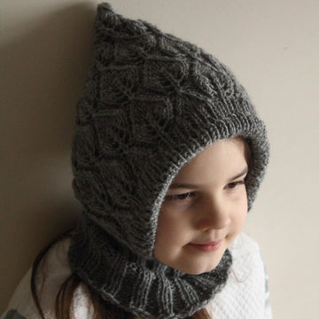 Double Leaf Lace Balaclava