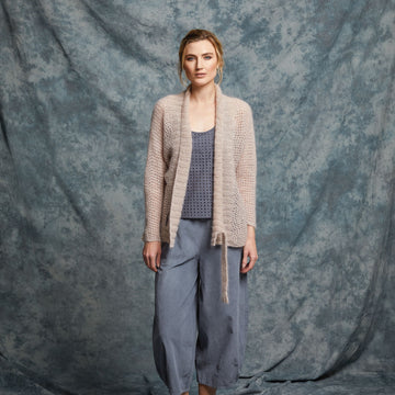 Capsicum Cardigan in Rowan Kidsilk Haze & Fine Lace - ZB298-00001-Capsicum Cardigan-DE - Downloadable PDF