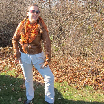 Julia Heliconian Shawl