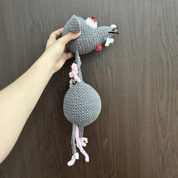 Rat door stop, Crochet rat pattern